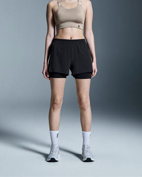 3" Shorts Performance 2/1 Black - On Runnig