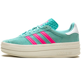 Adidas Gazelle Bold "Flash Aqua / Lucid Pink"