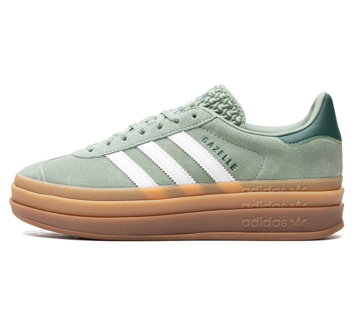 Adidas Gazelle Bold "Silver Green Gum"