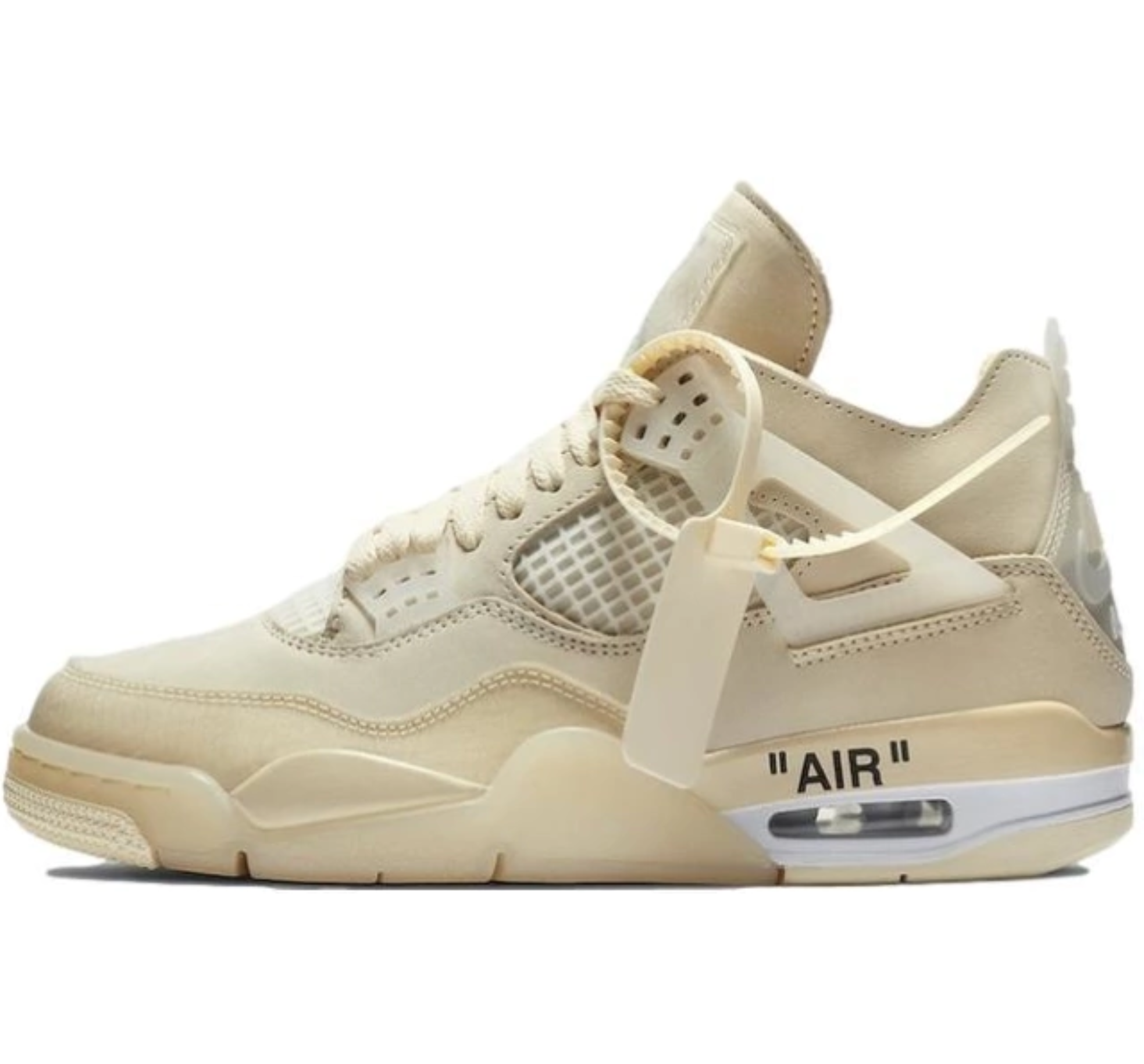 Off-White x Air Jordan 4 SP 'Sail'