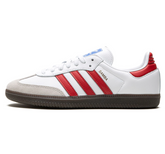 Adidas Samba Vegan "White and Better Scarlet"