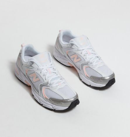 New Balance 530 White Silver Pink