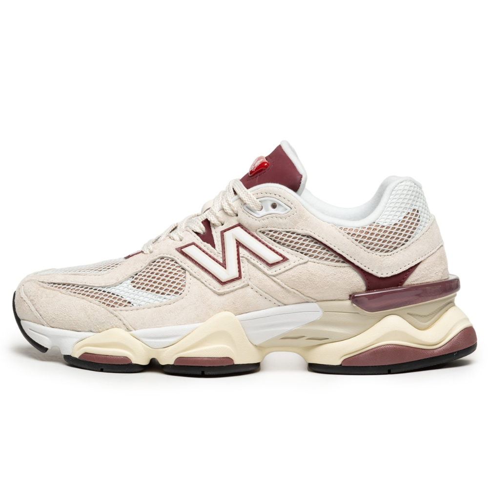 New Balance 9060  Linen Burgundy