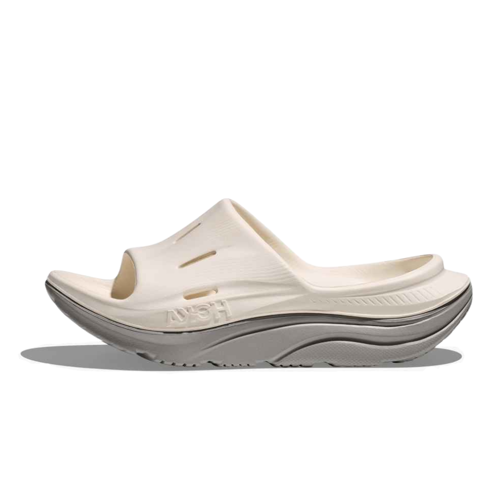 Hoka Ora Recovery Slide 3 -  Alabaster / Stardust