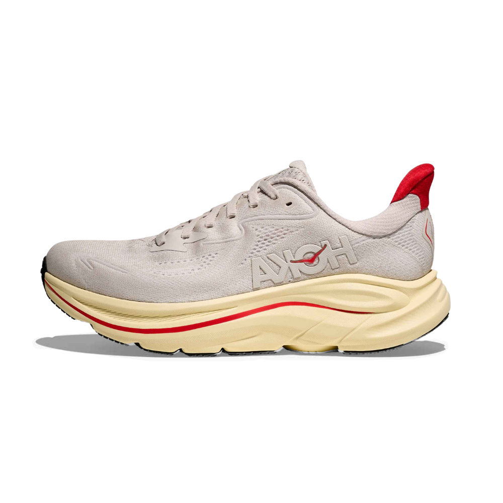 Hoka Clifton 10 estuque / cereja