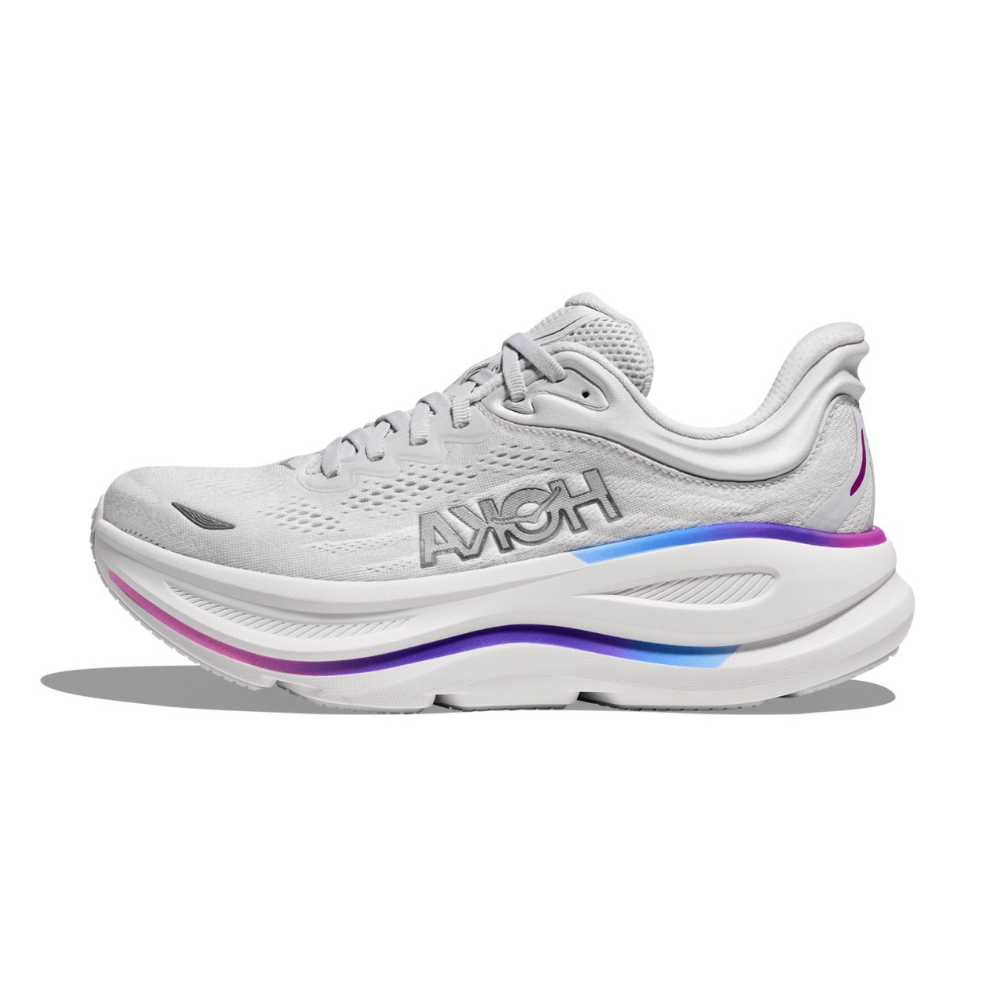 Hoka Bondi 9 Cosmic Grey/White