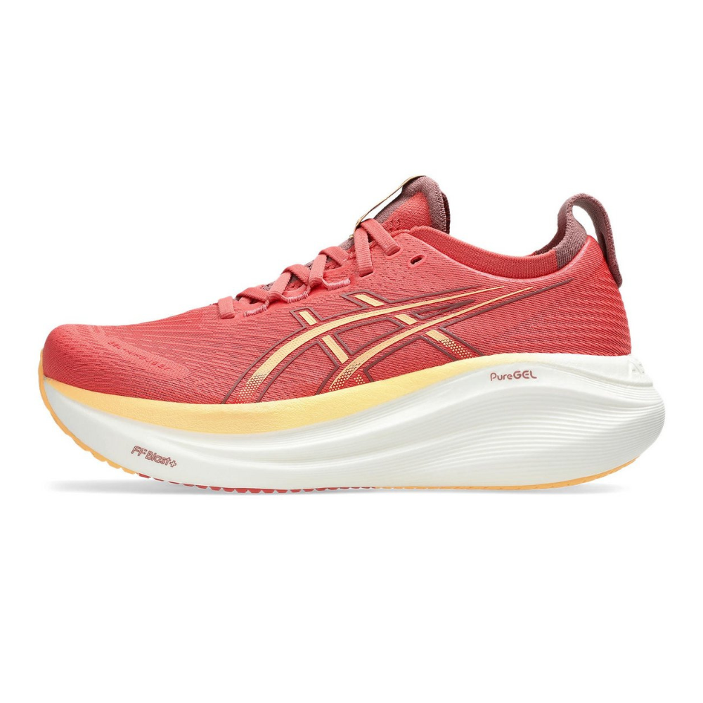 ASICS Gel-Nimbus 27 Wide - Dark Pink Clay / Orange Glow