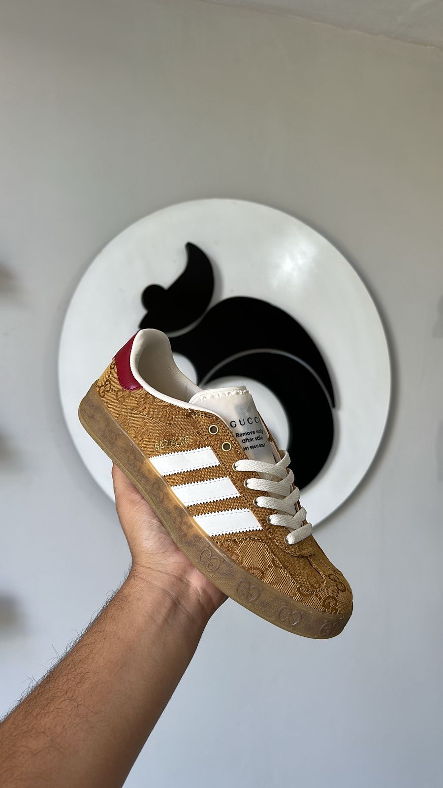 Gucci x adidas Gazelle Brown/White ( PRONTA ENTREGA )