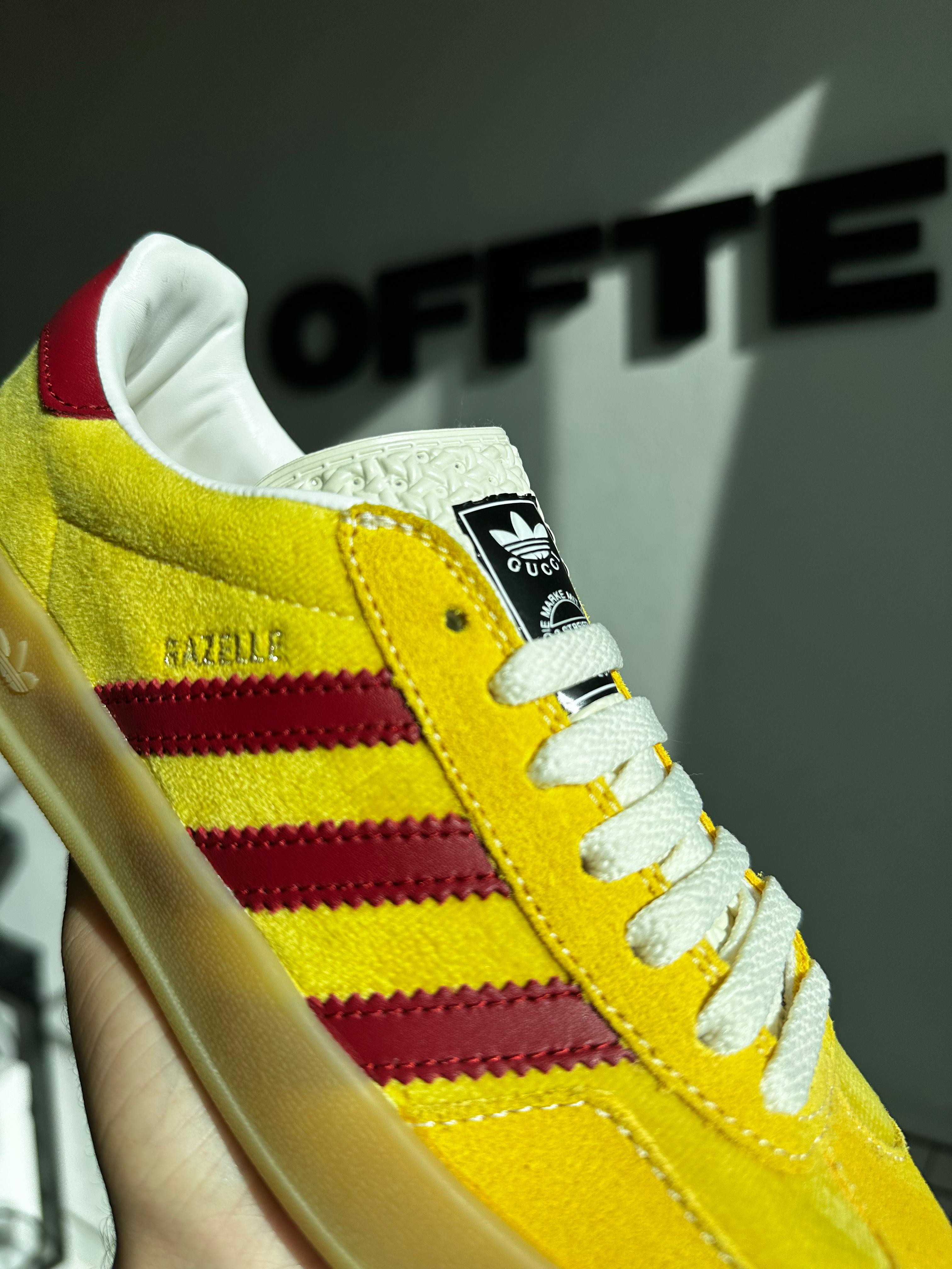Adidas x Gucci Gazelle Yellow