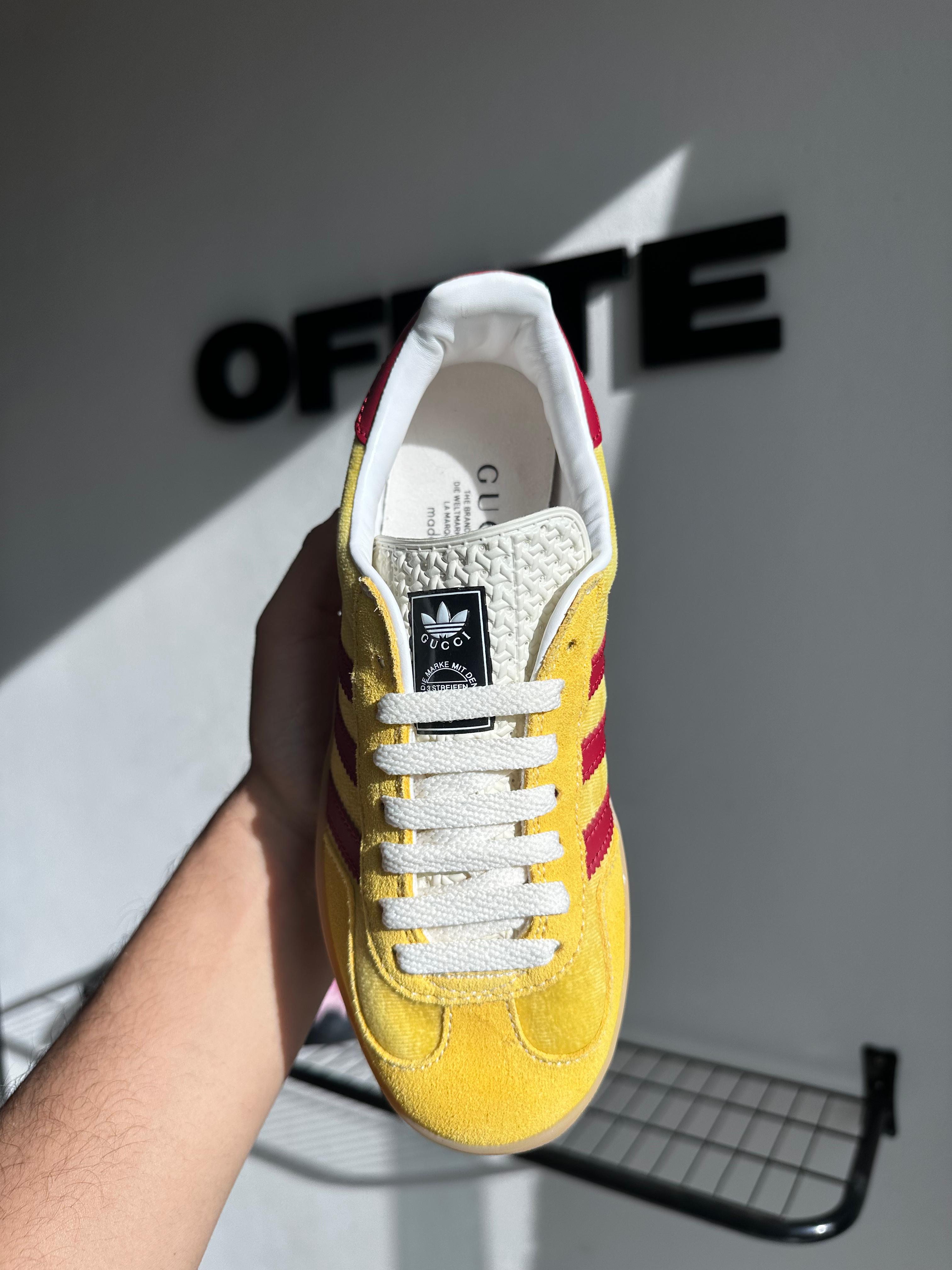Adidas x Gucci Gazelle Yellow