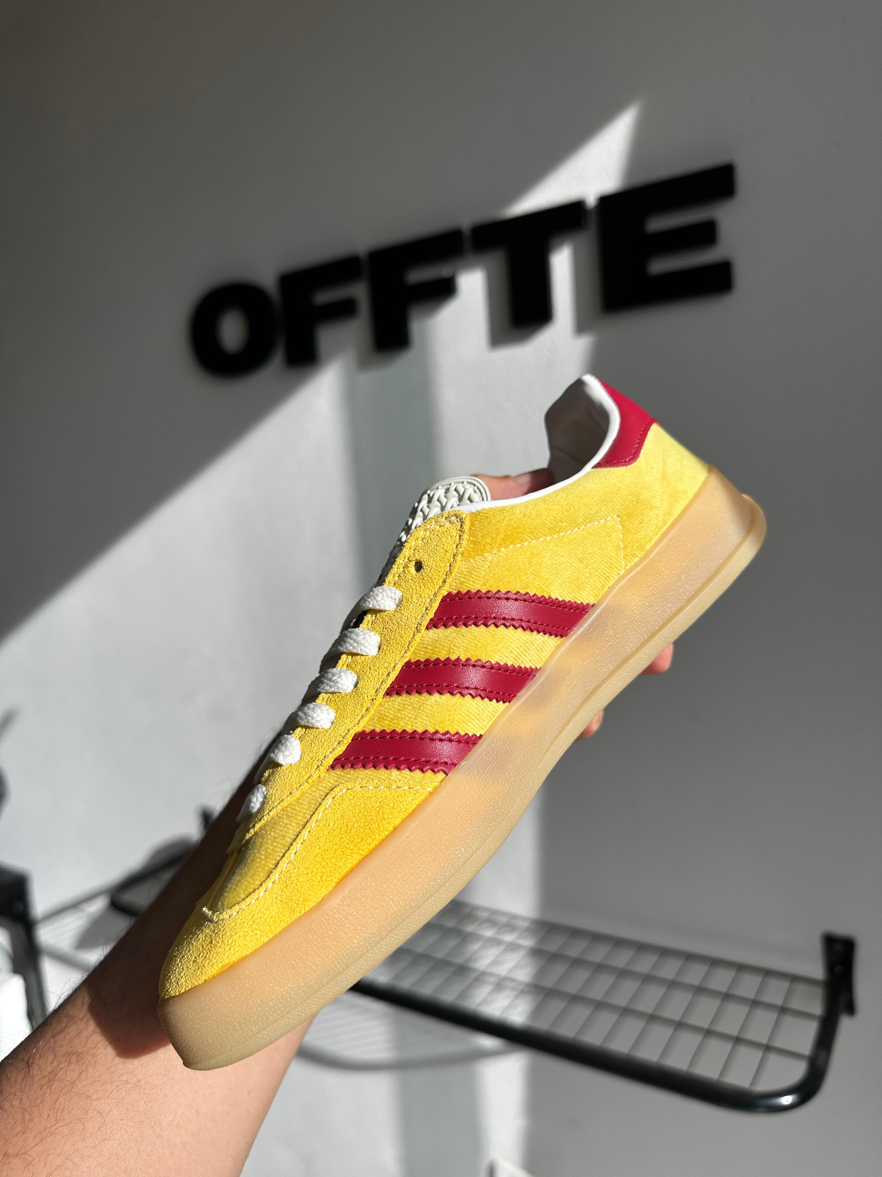 Adidas x Gucci Gazelle Yellow