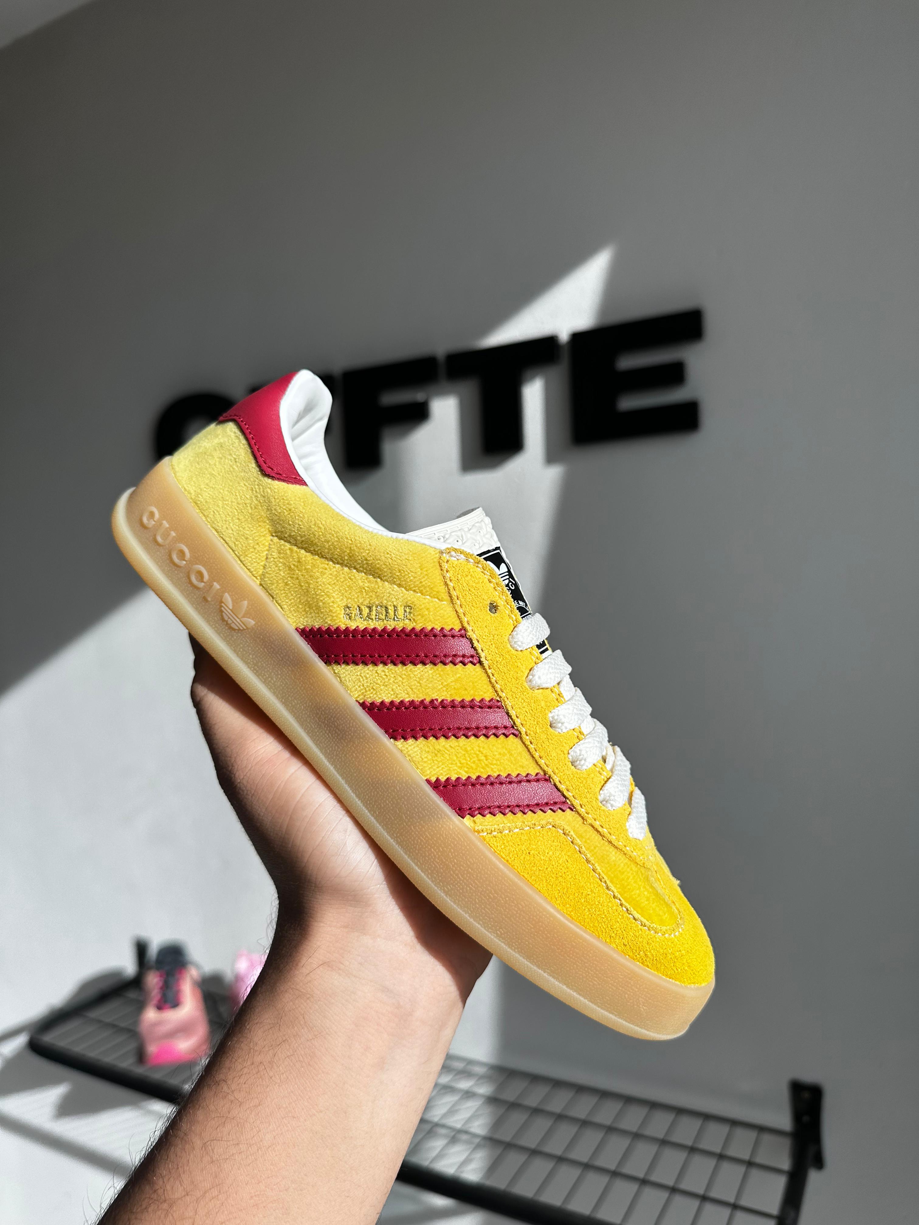 Adidas x Gucci Gazelle Yellow