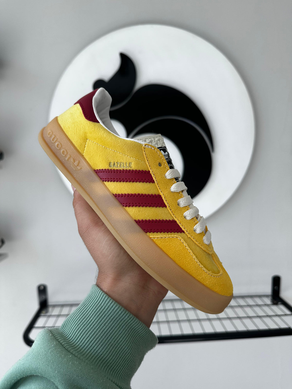 Adidas x Gucci Gazelle Yellow