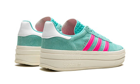 Adidas Gazelle Bold "Flash Aqua / Lucid Pink"
