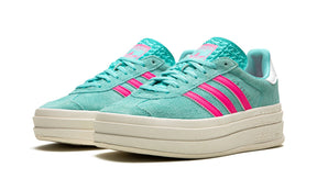 Adidas Gazelle Bold "Flash Aqua / Lucid Pink"