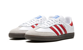 Adidas Samba Vegan "White and Better Scarlet"