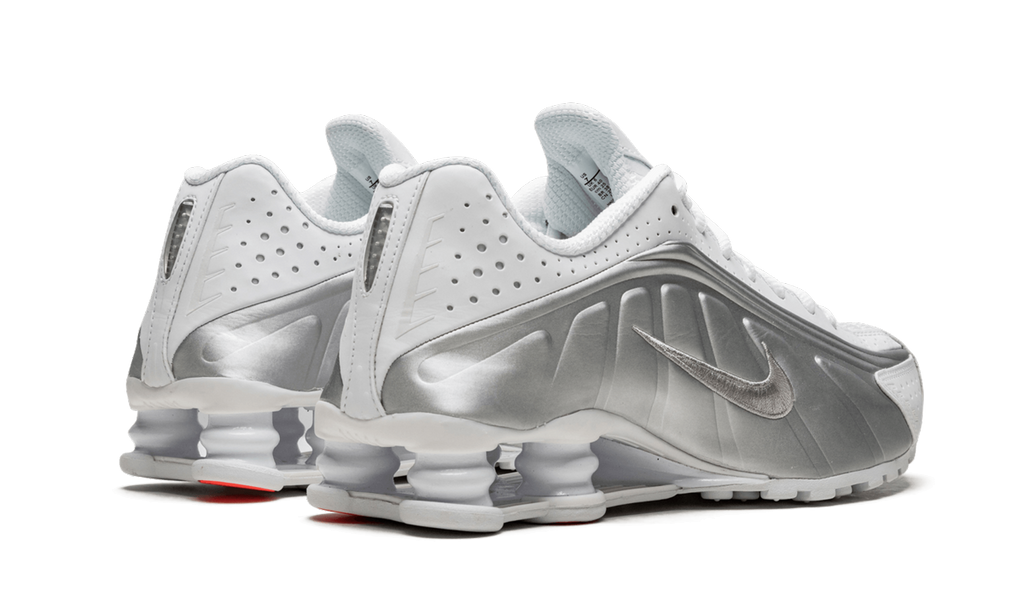 Shox R4 "silver white"