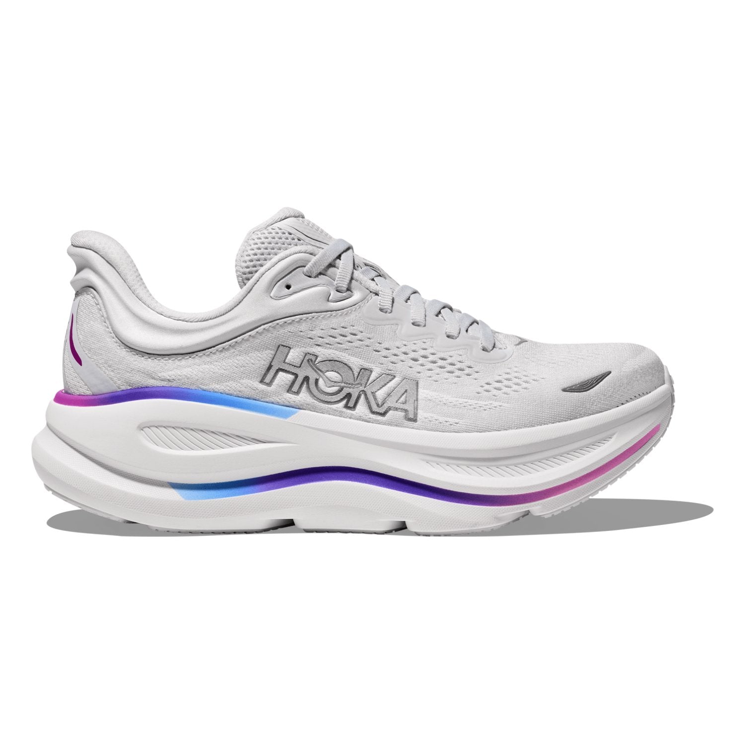 Hoka Bondi 9 Cosmic Grey/White