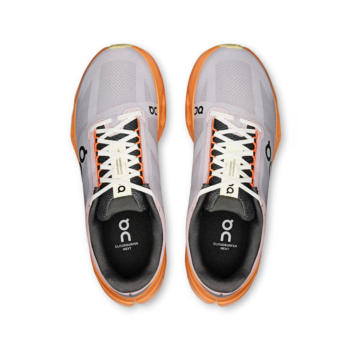 On Cloudsurfer Next - Lilac | Tangerine