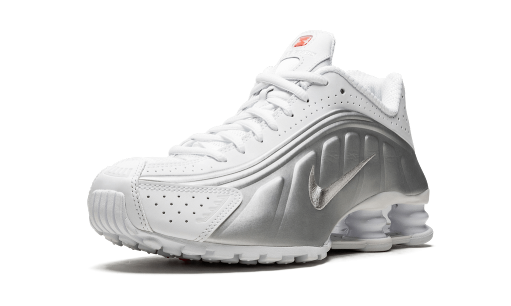 Shox R4 "silver white"