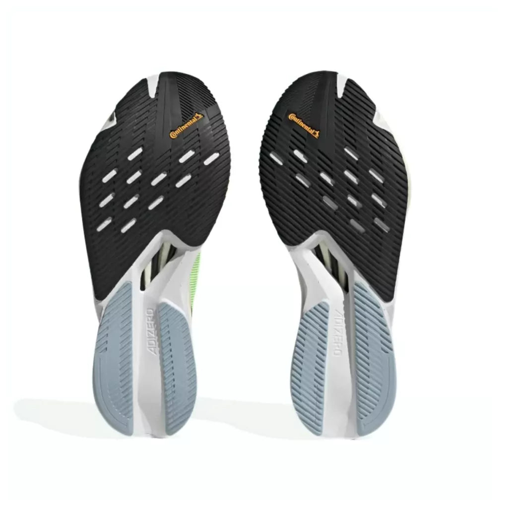 Adizero Boston 12 - White / Core Black / Lucid Lemon