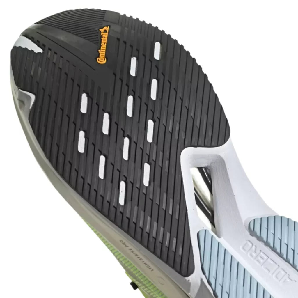 Adizero Boston 12 - White / Core Black / Lucid Lemon