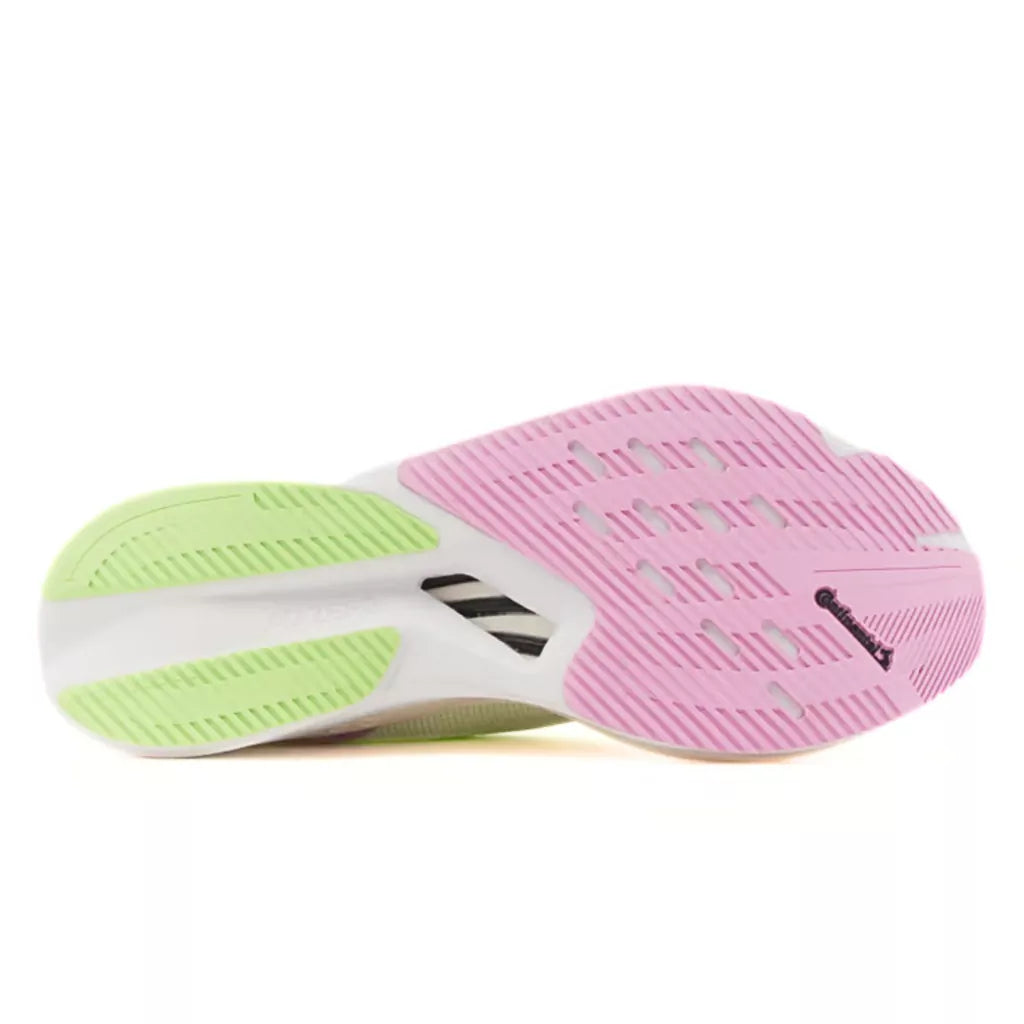 Adizero Boston 12 - White Cloud/With Black/Green Spark