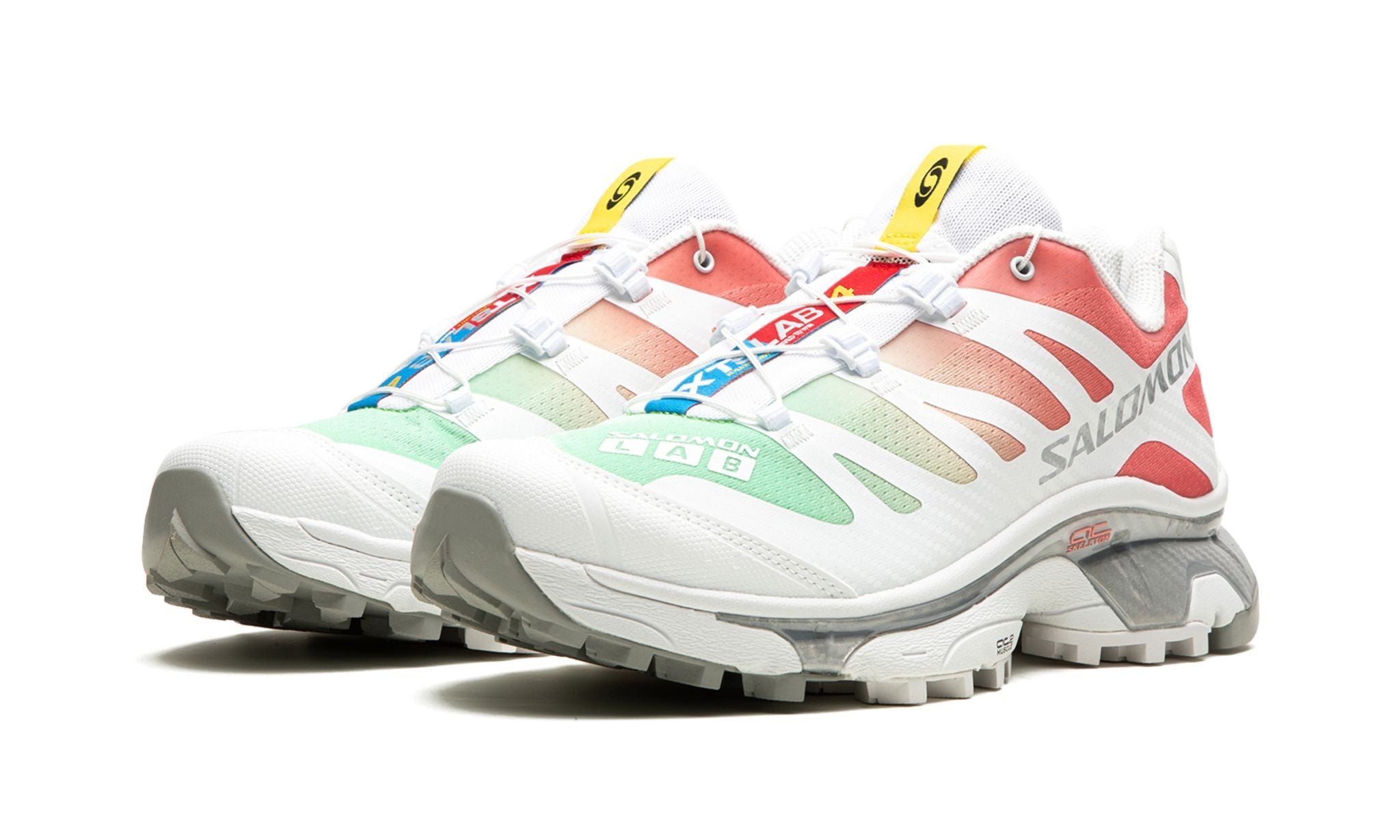 SALOMON XT-4 OG SHOES "Green Ash Coral"