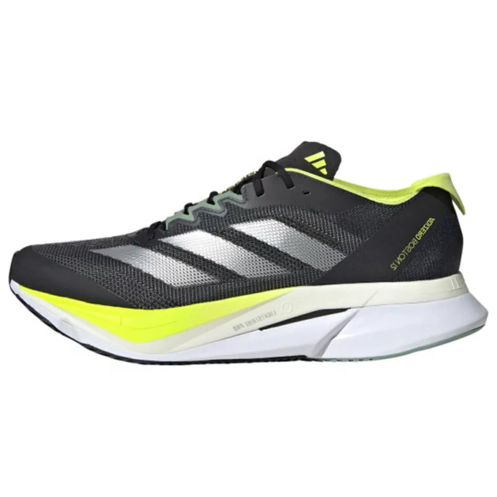 Adizero Boston 12 - Aurora Ink / Silver Metallic / Pulse Lime
