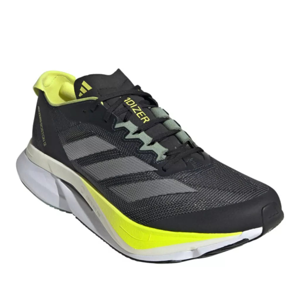 Adizero Boston 12 - Aurora Ink / Silver Metallic / Pulse Lime