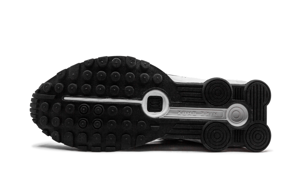 Shox R4 "white black and red"