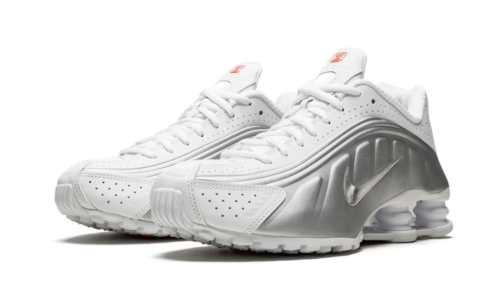 Shox R4 "silver white"